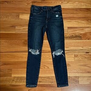 AEO distressed jeans